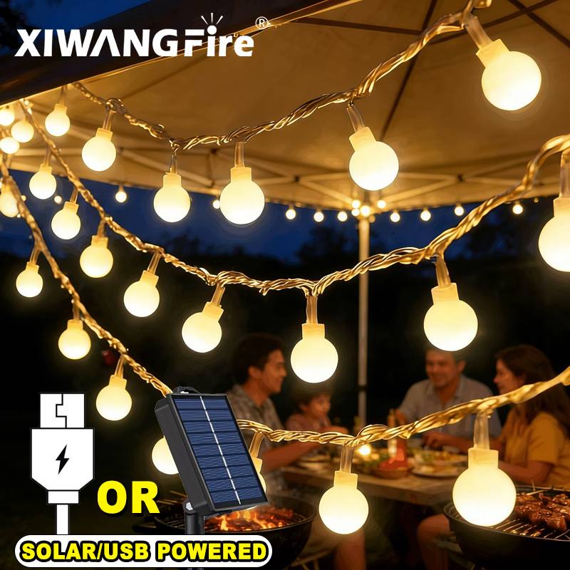 Led Lighting Decor - Светодиодные гирлянды 3-10 м на солнечных