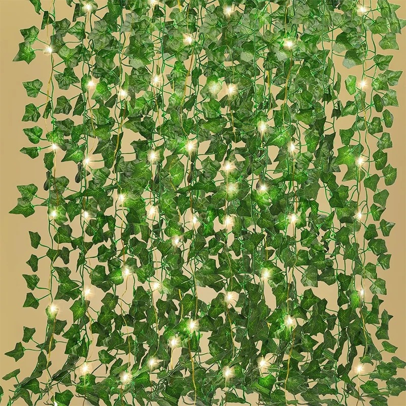 Wall Decor Lighting Tree - Зеленый плющ 210 см светодиодный светильник,