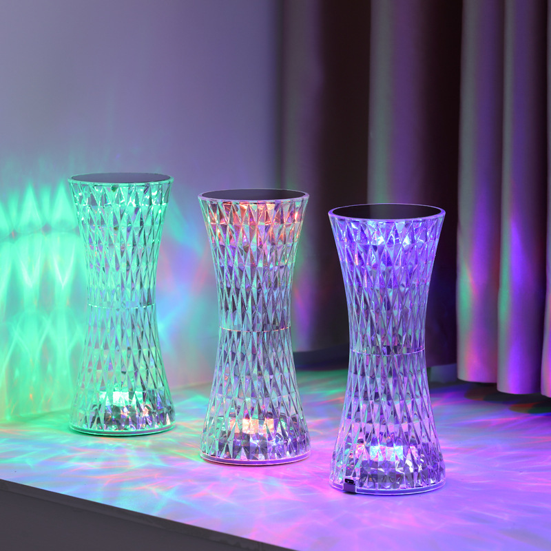 Led Lighting Decor - Кристальные прикроватные лампы-ночники, акриловые декоративные светильники