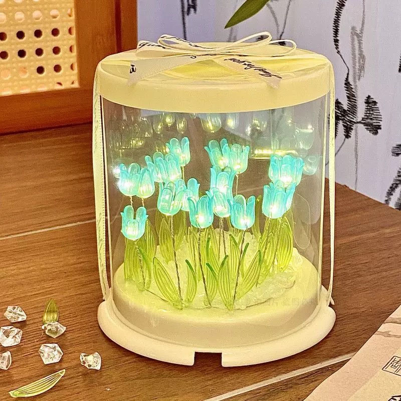 Lighting Table Decor - DIY тюльпан лампа имитация цветка морской