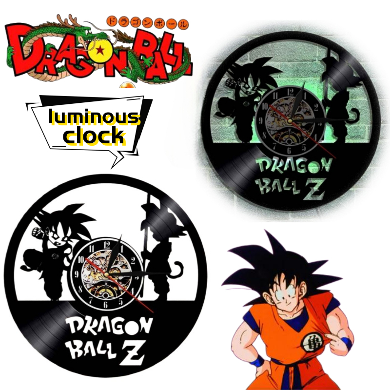 Lighting Decor Items - Настенные часы Dragon Ball Son Goku