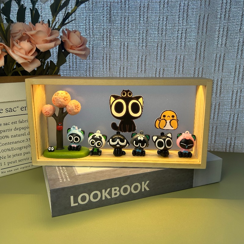 Lighting Decor Items - Светодиодная рамка-ночник с фигуркой Луо Сяохэя,