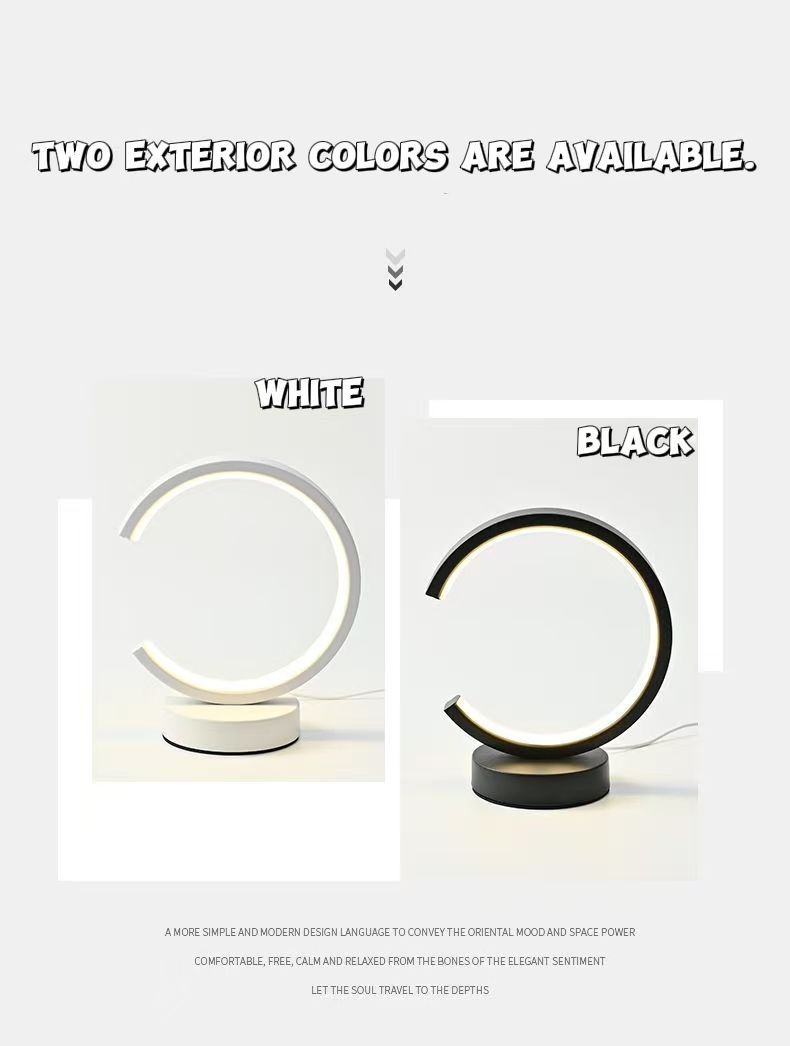 Lighting Table Decor - 20 см светодиодный простой круглый кольцевой
