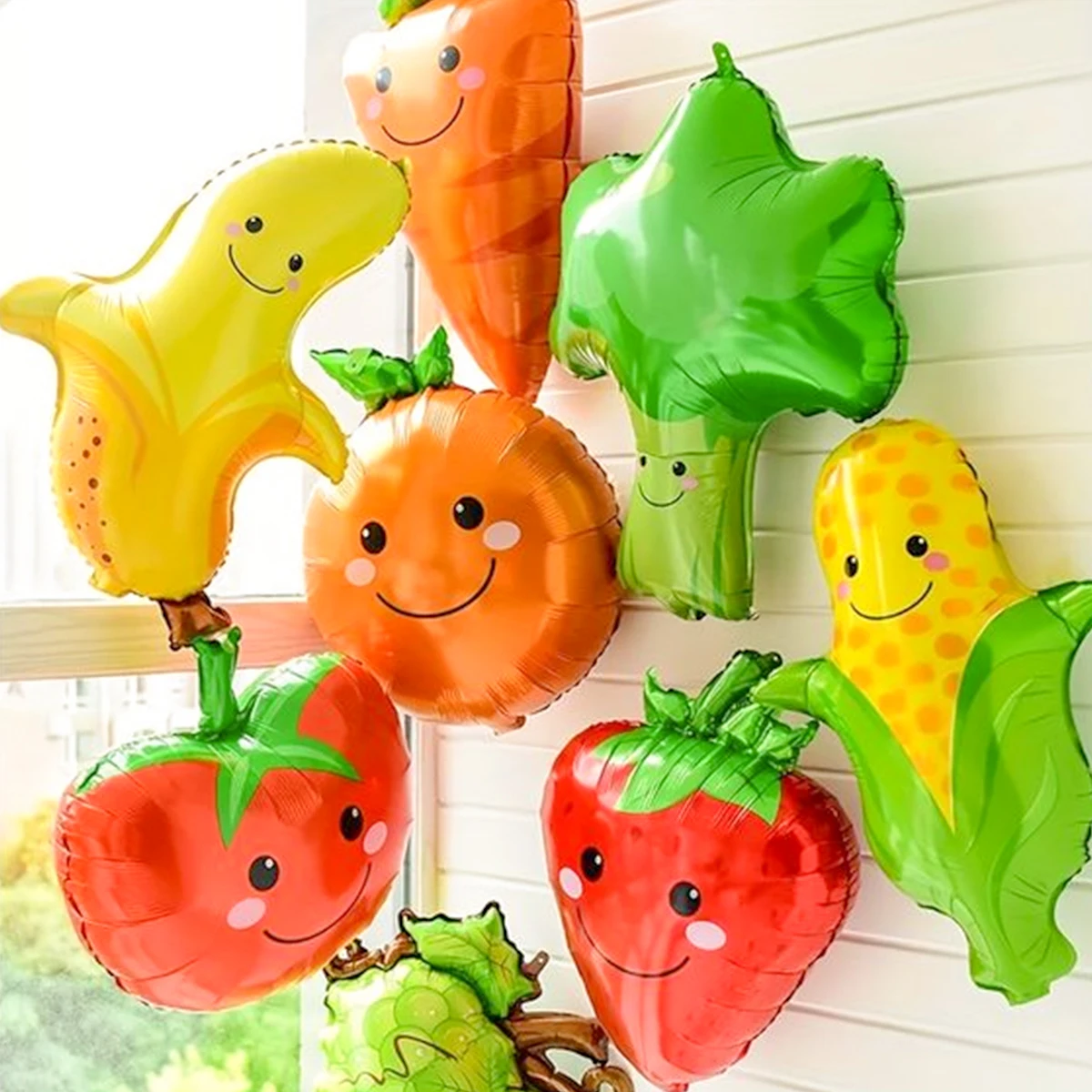 Orange Lighting Decor - 7 шт. воздушные шары с фруктами