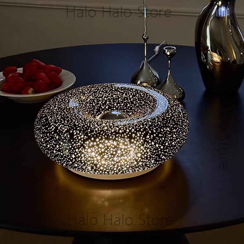 Orange Lighting Decor - Черная настольная лампа в форме оранжевого