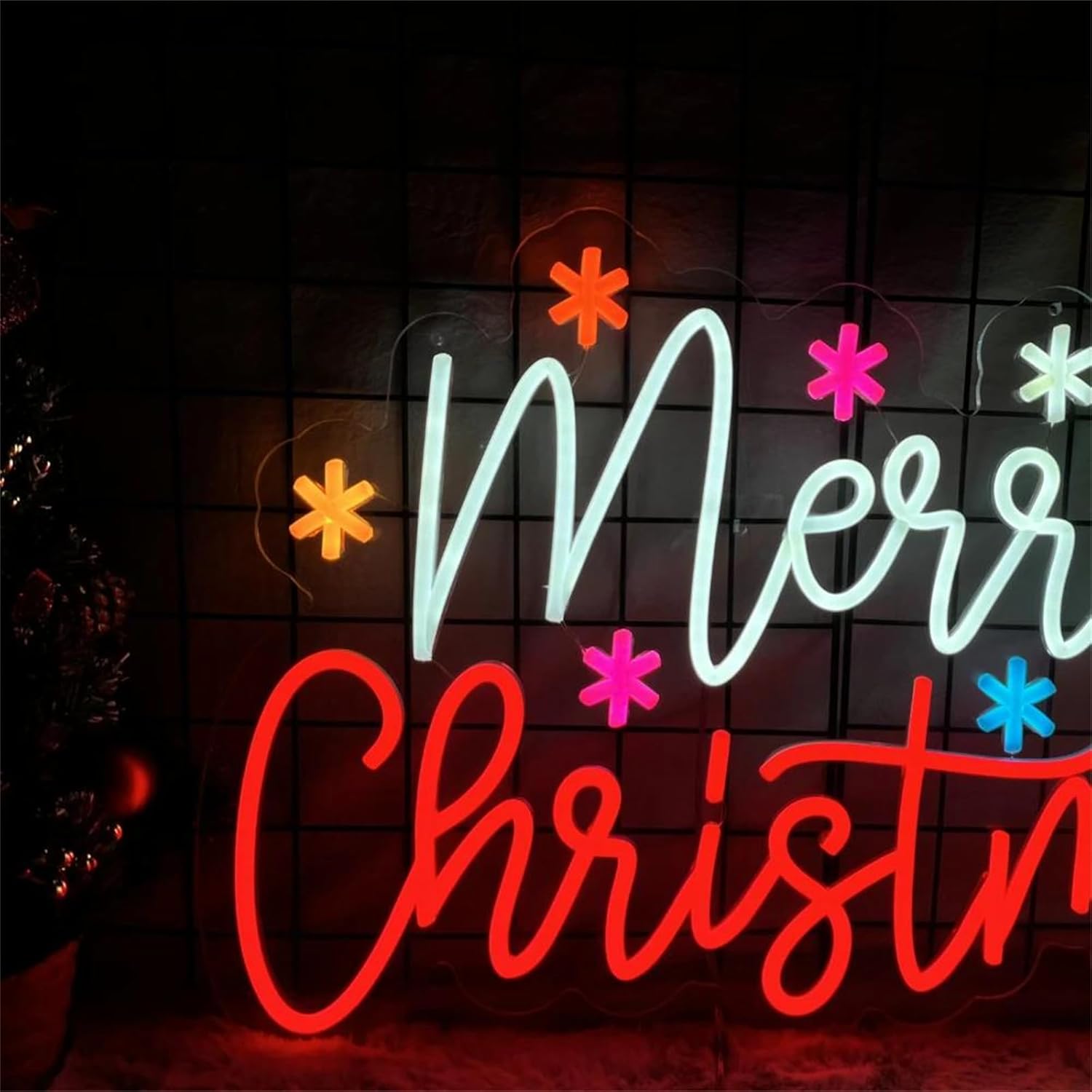 Неоновая вывеска с разноцветны – обзор и цена Wall Decor Lighting Tree