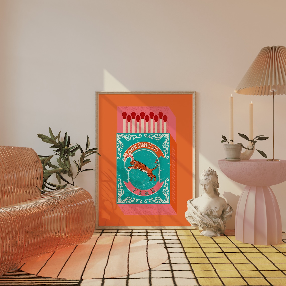 You Light My Fire Orange Match – обзор и цена Orange Lighting Decor