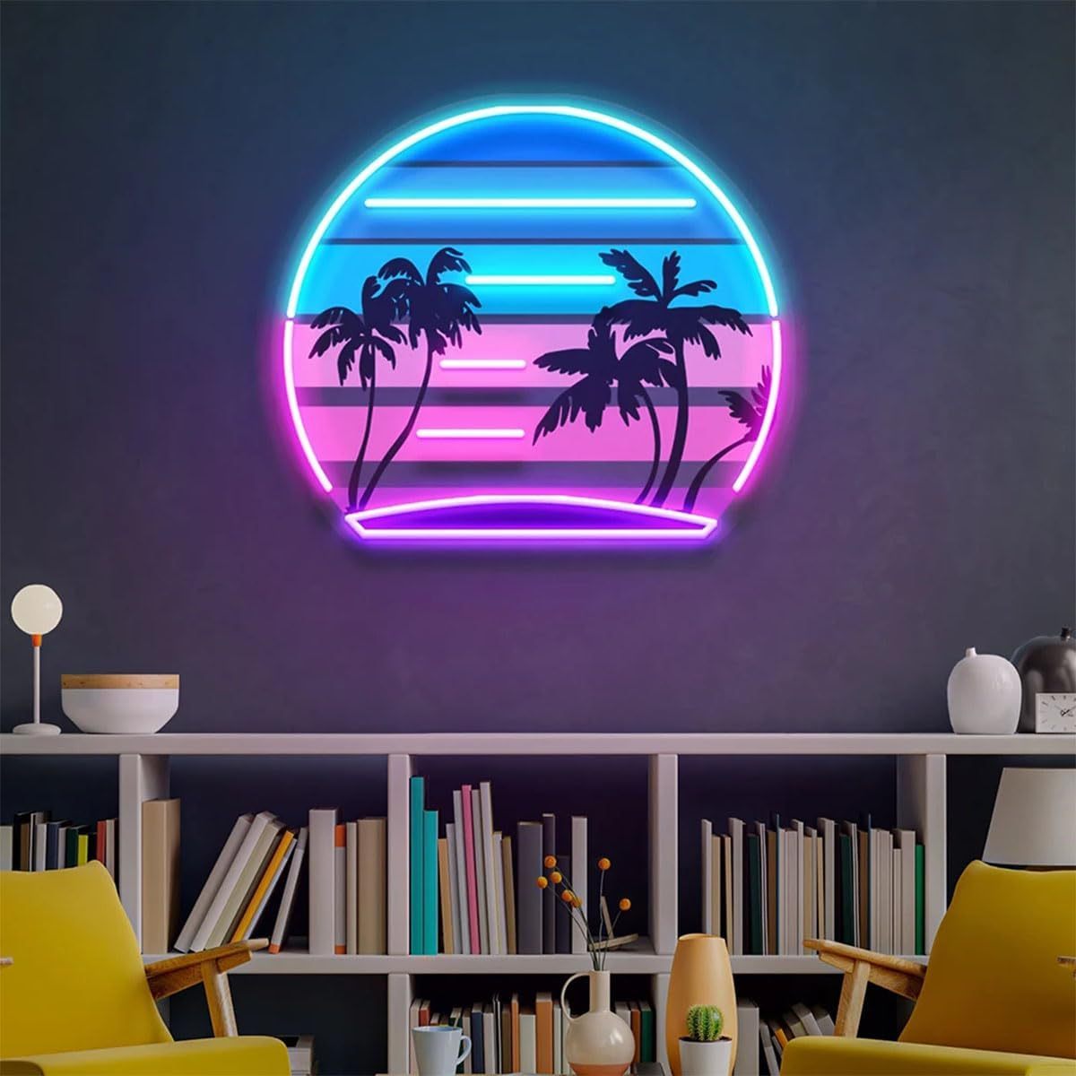 Неоновая LED-вывеска «Тропичес – обзор и цена Wall Decor Lighting Tree