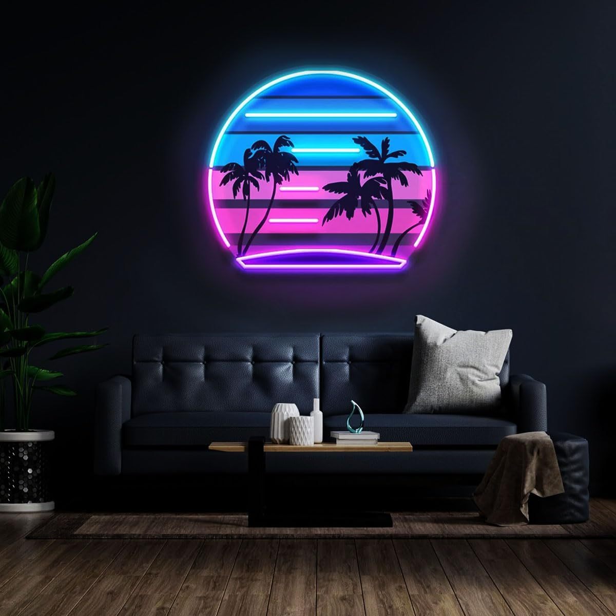 Неоновая LED-вывеска «Тропичес – обзор и цена Wall Decor Lighting Tree