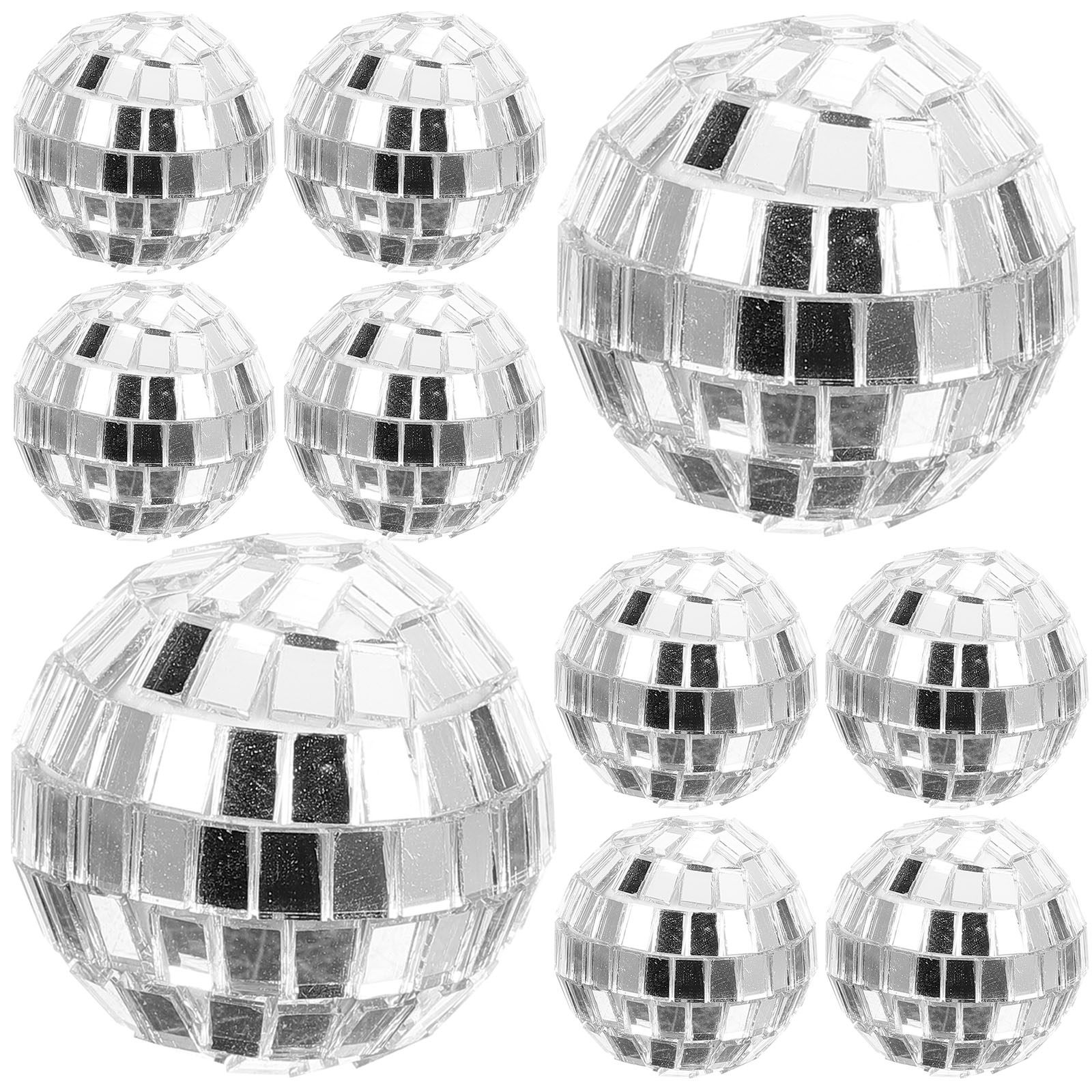 12 шт. серебристых подвесных з – обзор и цена Disco Ball Mirror