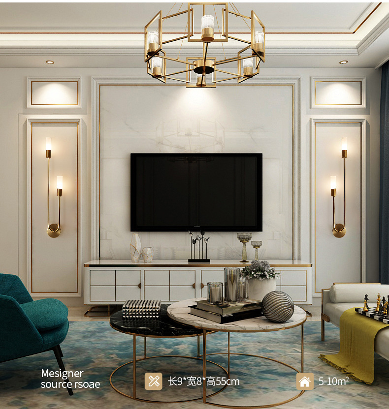 Ретро-светильник для гостиной, – обзор и цена Led Lighting Decor