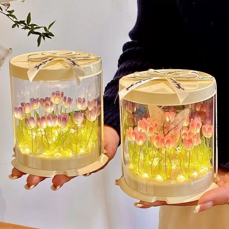 DIY тюльпан лампа имитация цве – обзор и цена Lighting Table Decor