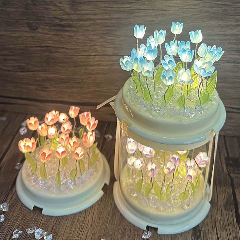 DIY тюльпан лампа имитация цве – обзор и цена Lighting Table Decor