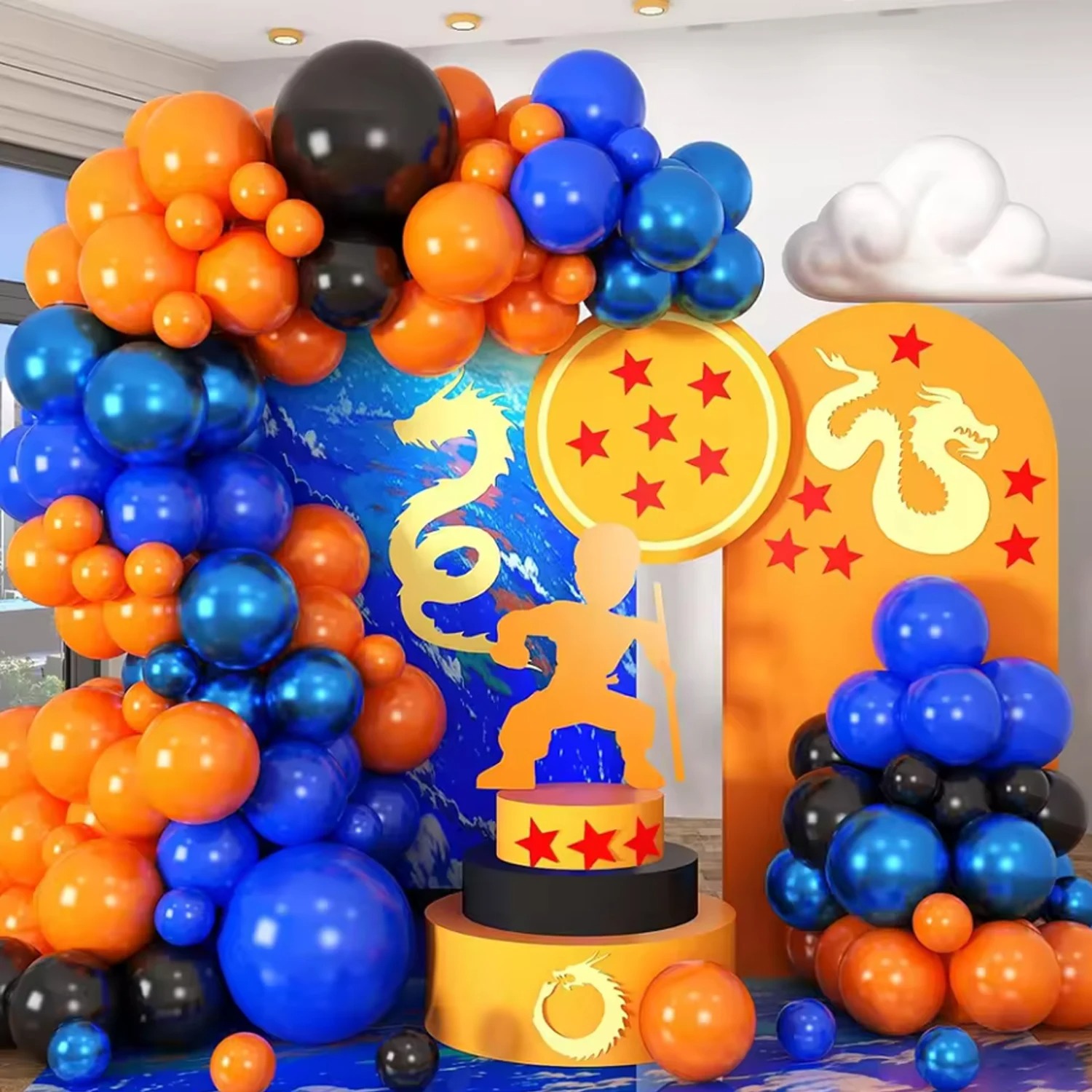 110 шт. оранжевых и синих лате – обзор и цена Orange Lighting Decor