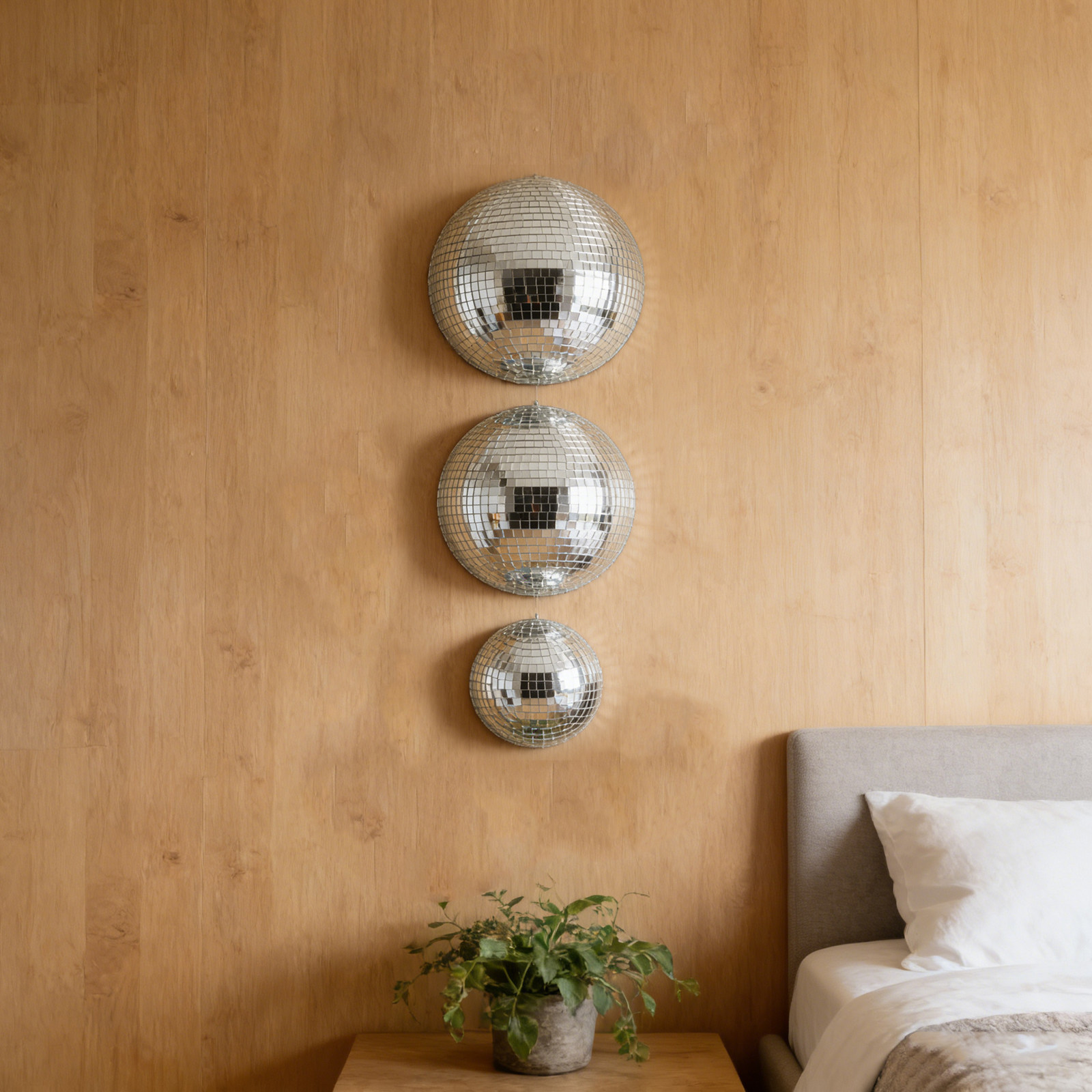 Набор из 3 блестящих зеркальны – обзор и цена Disco Ball Mirror
