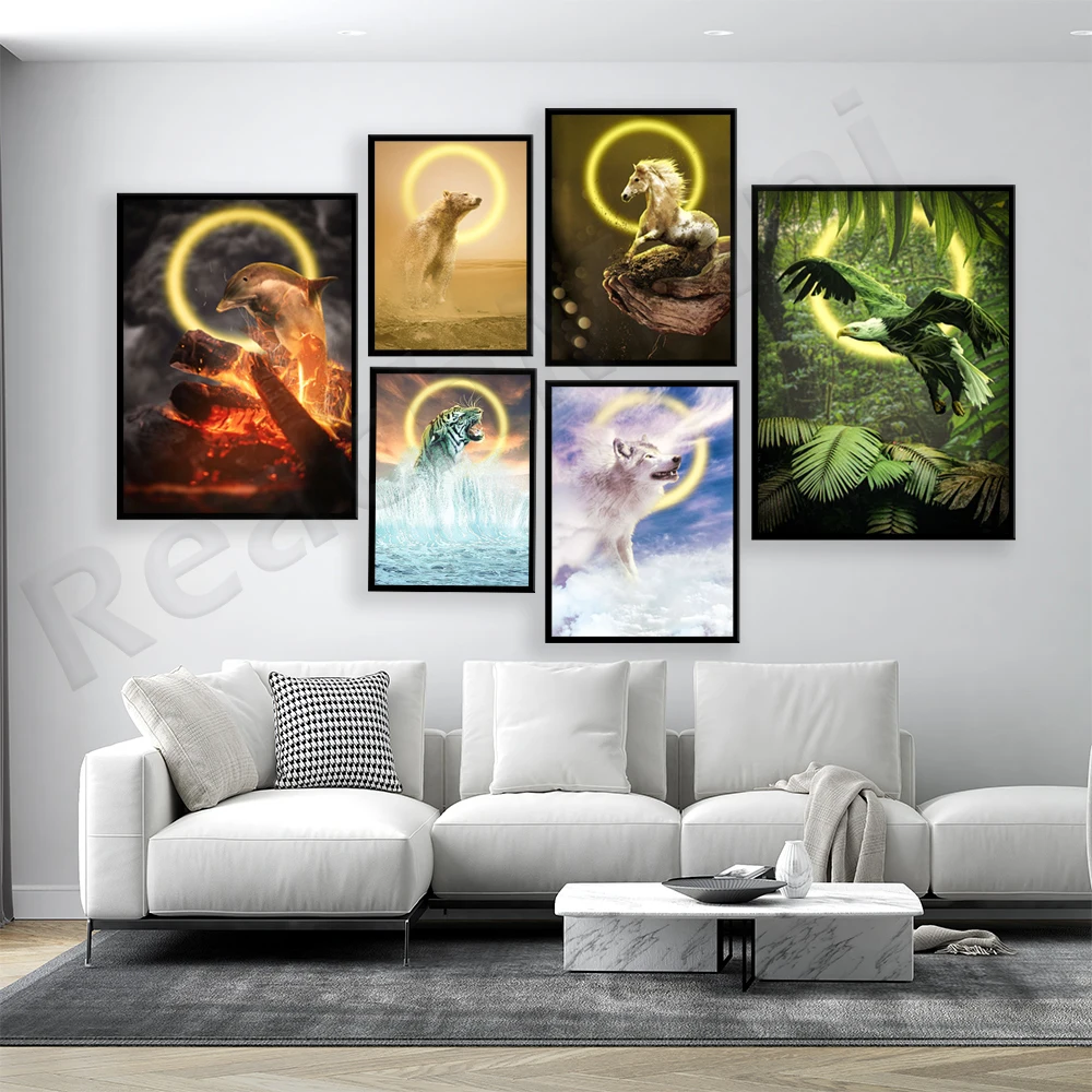 Картина на холсте с изображени – обзор и цена Elements Lighting Decor