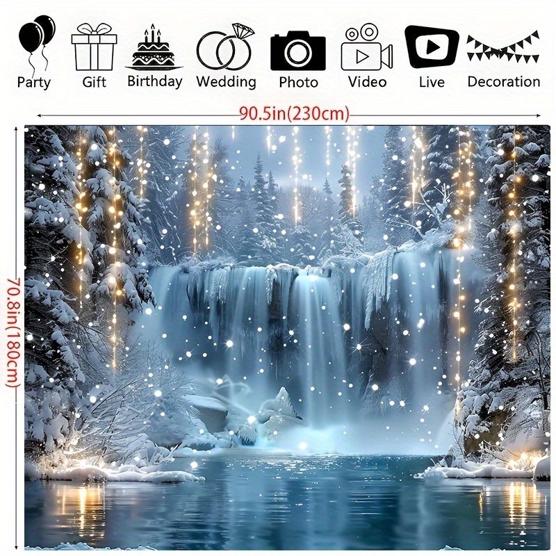 Фоновая ткань «Рождественская  – обзор и цена Elements Lighting Decor