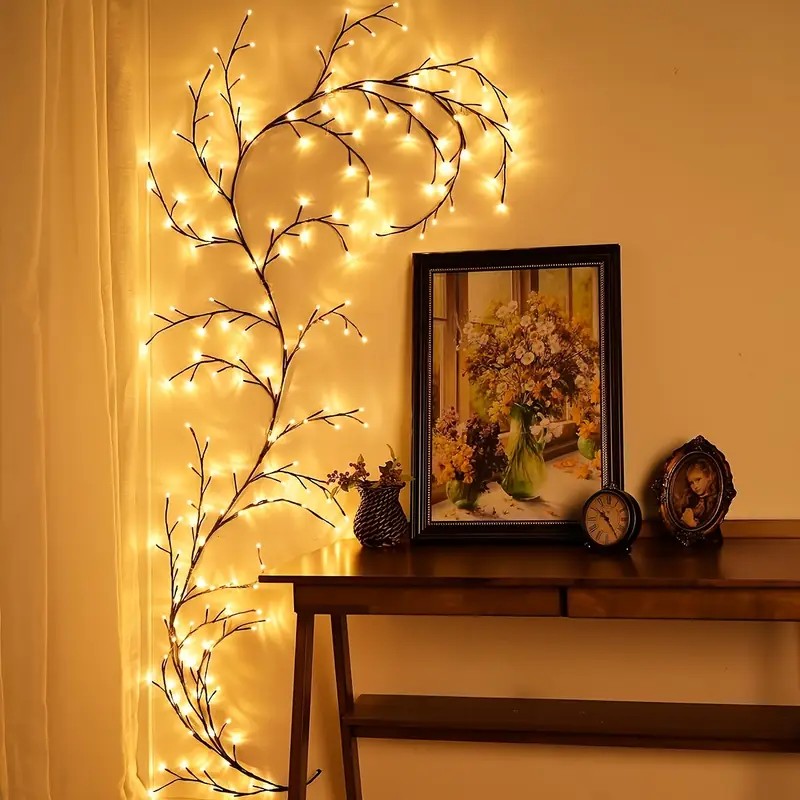 144 светодиода, гирлянда, ветк – обзор и цена Wall Decor Lighting Tree
