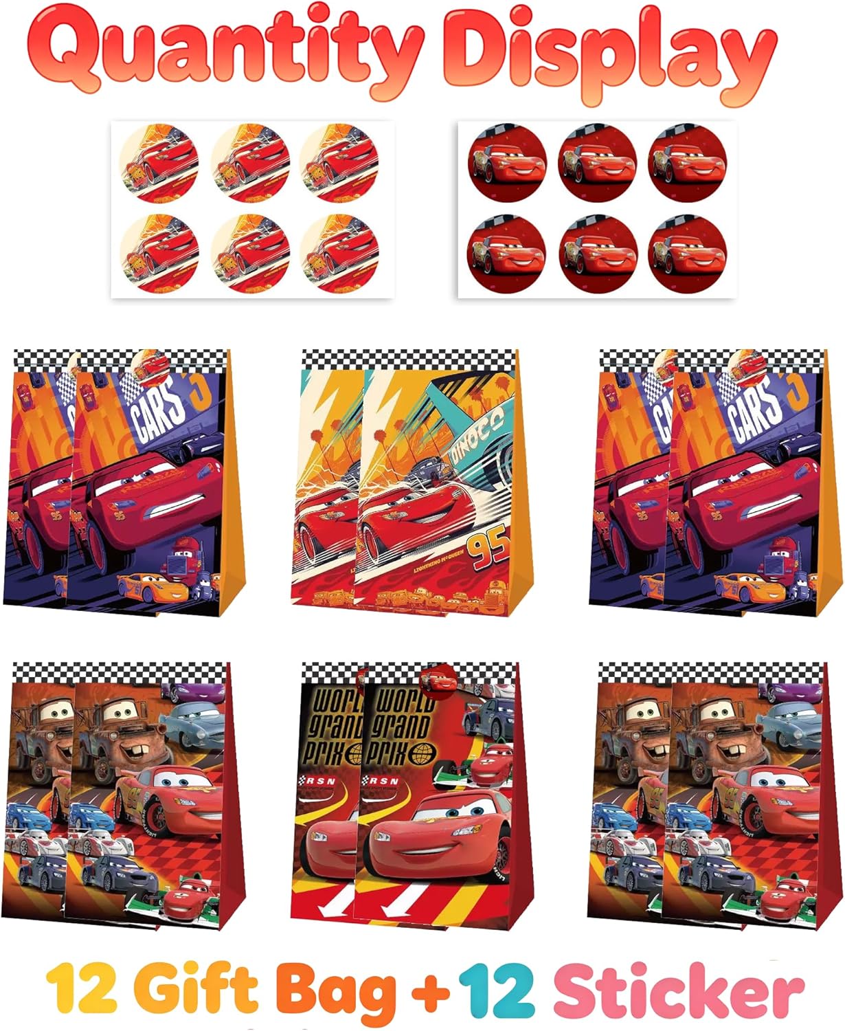 Милые подарочные пакеты для ве – обзор и цена Lighting Mcqueen Decor