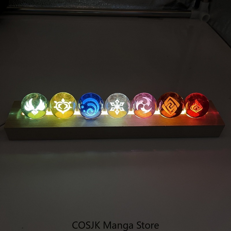Ночник-шар из стекла с элемент – обзор и цена Elements Lighting Decor