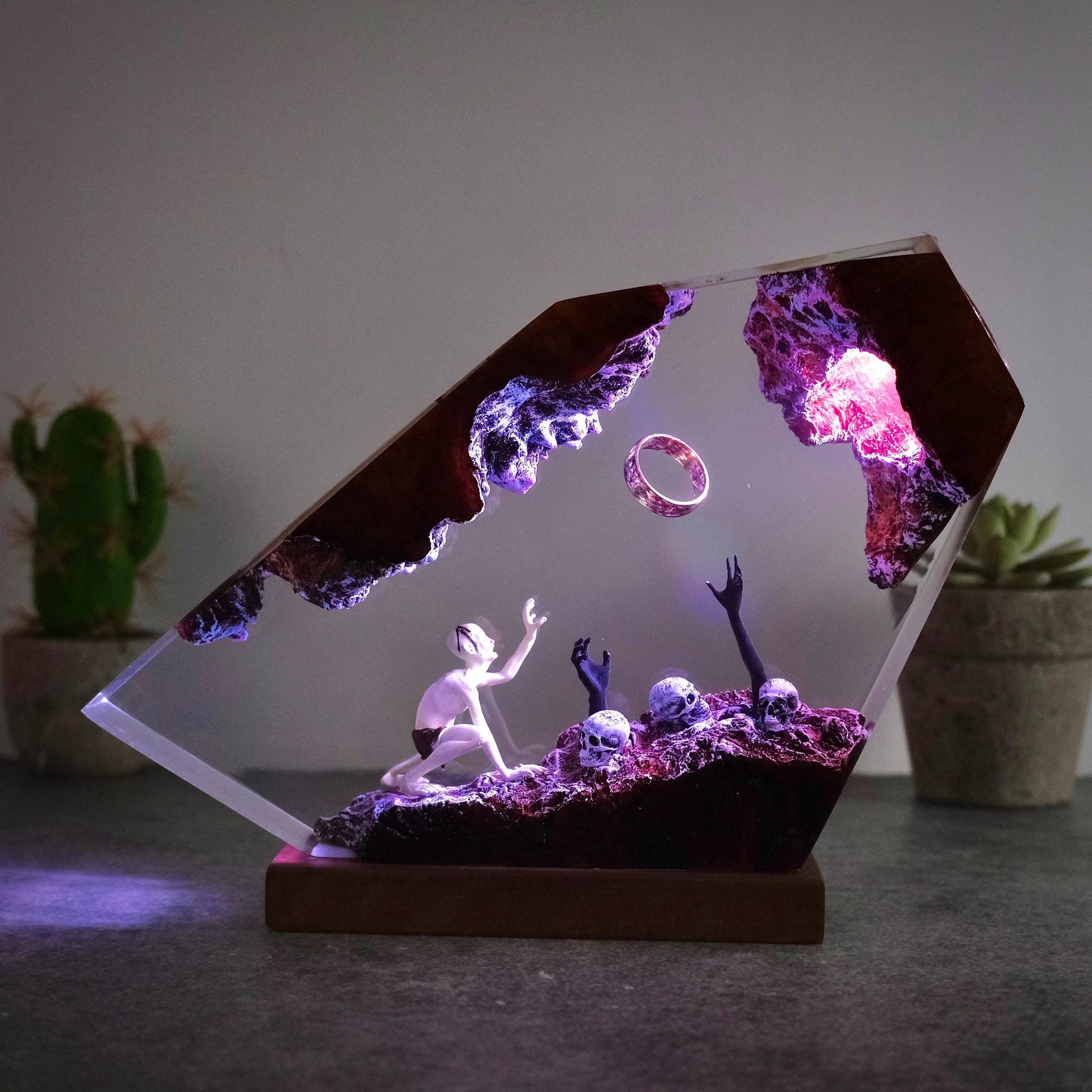 Кольцо Голлума из смолы, светя – обзор и цена Lighting World Decor