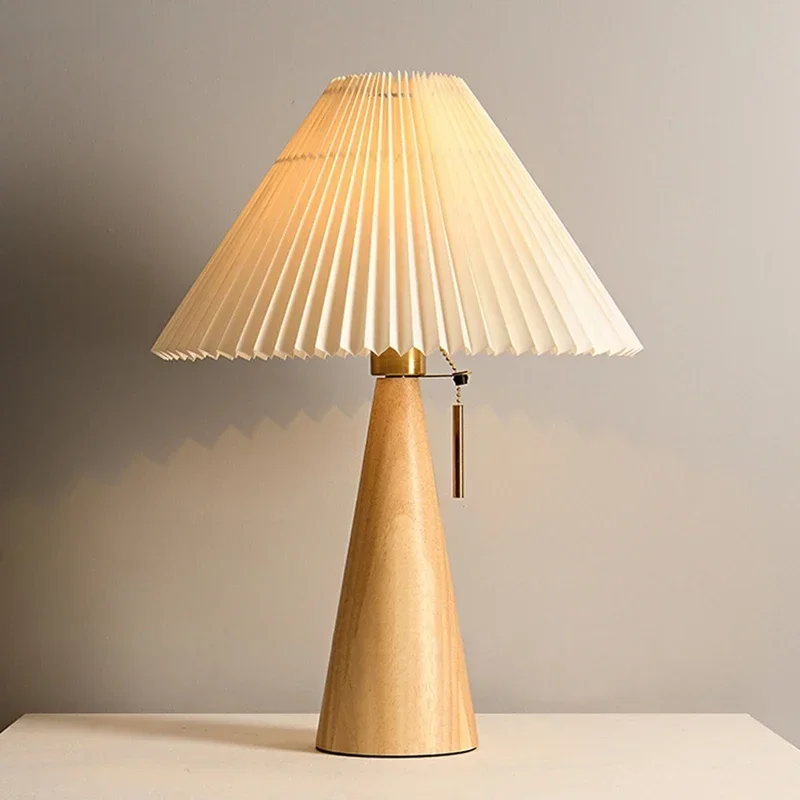 Ретро-настольная лампа с плисс – обзор и цена Lighting Table Decor