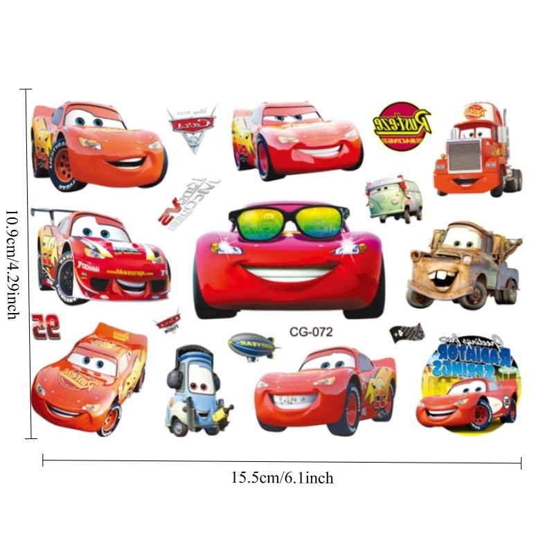 Временные татуировки для детей – обзор и цена Lighting Mcqueen Decor
