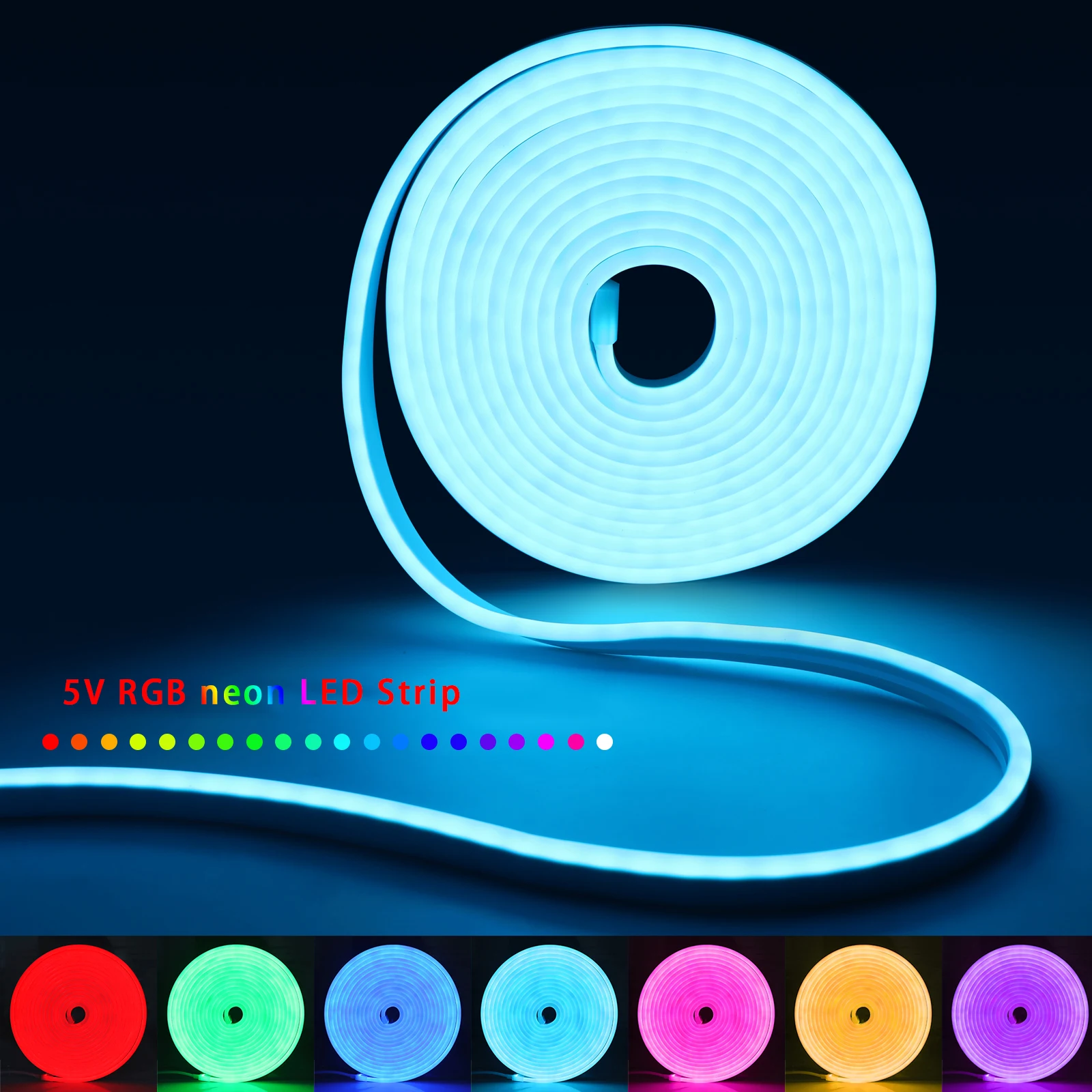 1-5 м RGB светодиодный неоновы – обзор и цена Lighting Decor Items