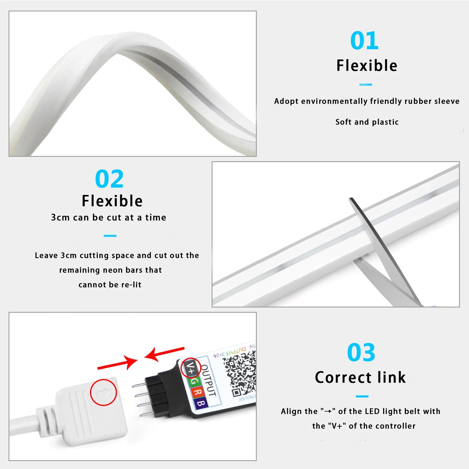 1-5 м RGB светодиодный неоновы – обзор и цена Lighting Decor Items